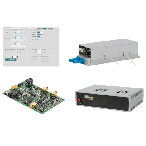 Pulse picker electronics set, high repetition rate Pockels cell driver