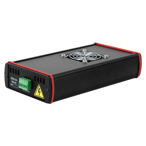 Encased variant QBX-08 arbitrary pulse form Pockels cell driver, MEMS, EO modulator